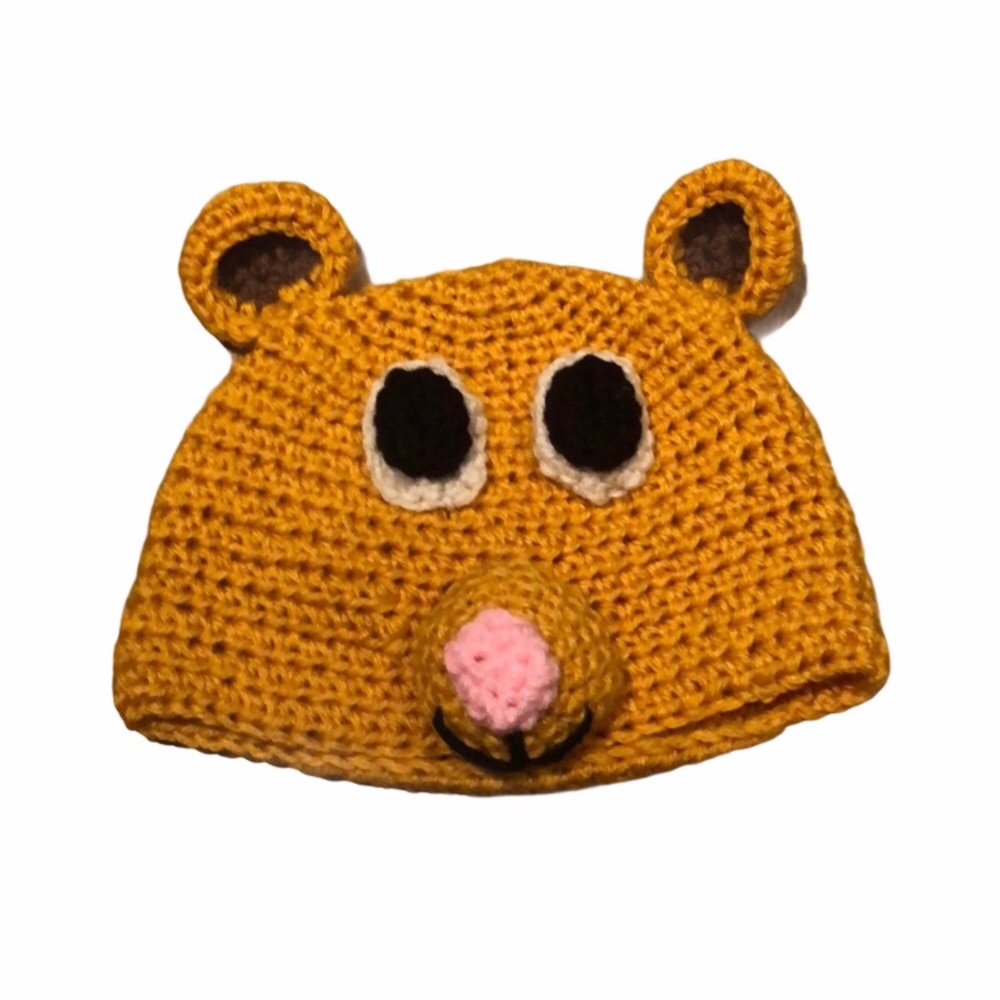 Hand crochet toddler hat